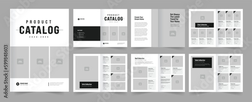 Product catalogue, company product catalog, a4 size print ready catalog template and furniture catalog.