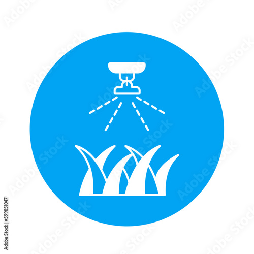 Drip irrigation Color Vector Icon which can easily modify

