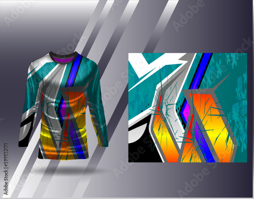 Tshirt sports design for racing  jersey  cycling  football  gaming  motocross