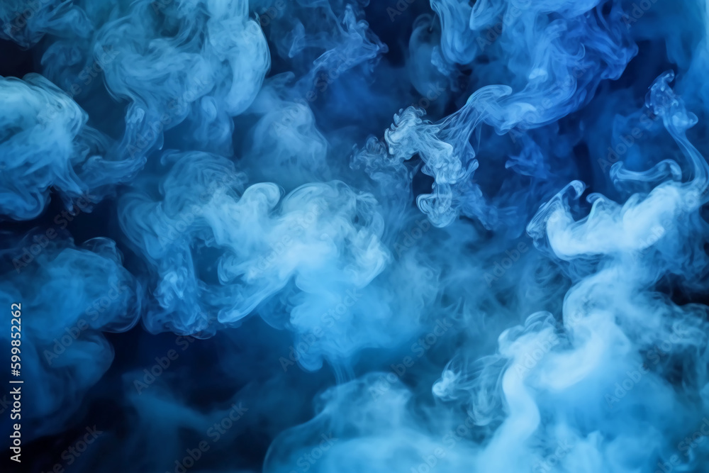 Sky nature cloud smoke black night background for horror blue poster design wallpaper. AI generative Sky nature cloud smoke black night background for horror blue poster design wallpaper. AI generative