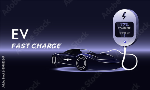 electronic vehicle vector, EV, future cars, ev supercars. chargable cars, car charger. charging station. ev vector. next generation cars. fast car charger. fast charging ev stations. fast charging.