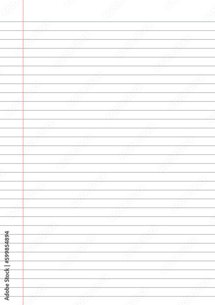 Notebook paper background. Lined notebook paper Notebook paper background. Lined notebook paper