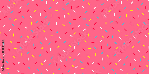 Sprinkle vector seamless pattern background