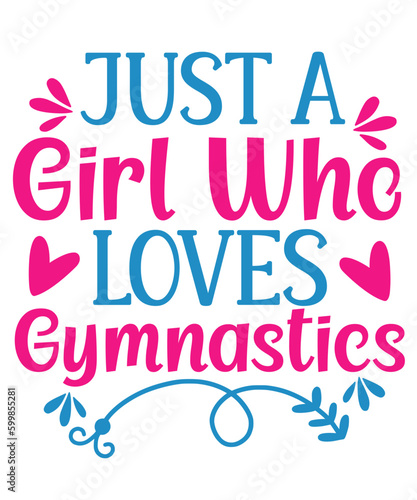 Gymnastics Day  vector typography design