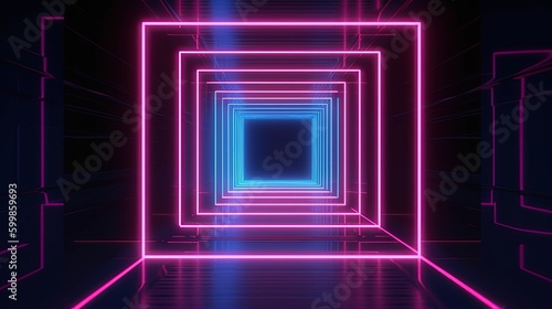 abstract background with glowing lines neon light 4k HD wallpaper background