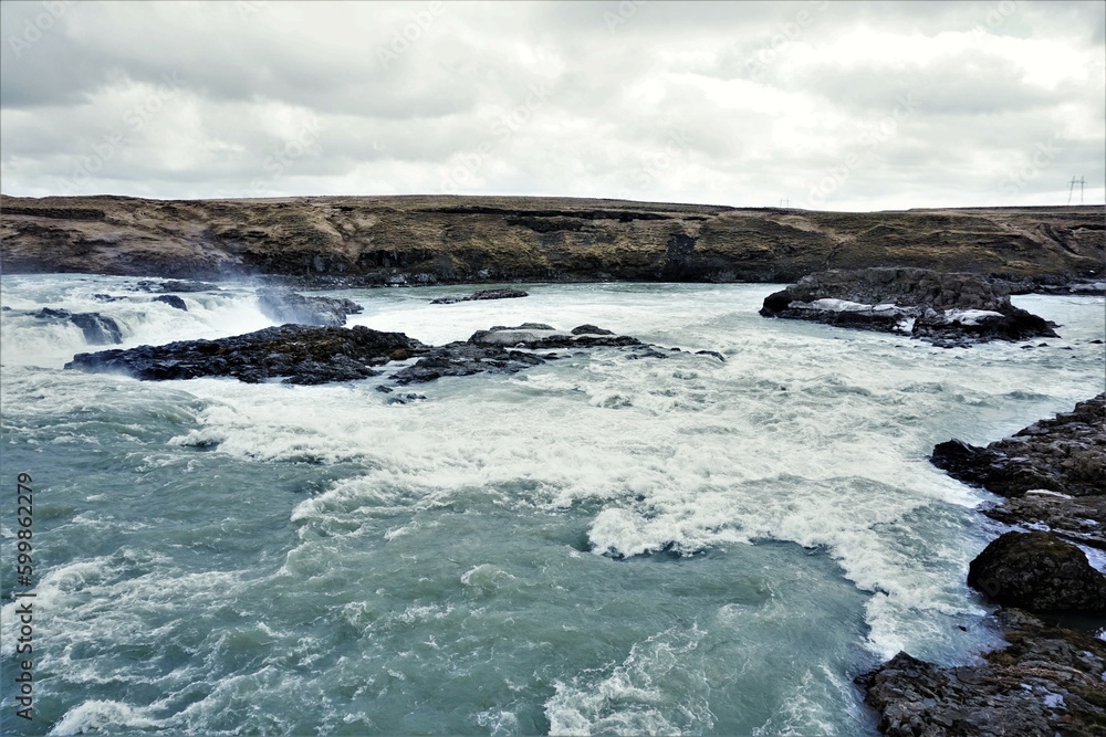 Wodospad Urriðafoss, Islandia