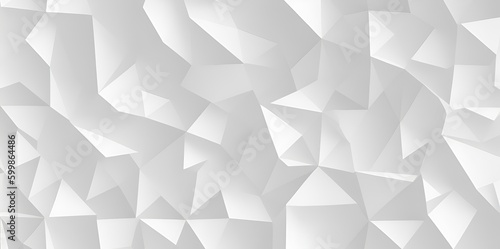 Fototapeta Abstract triangle concept design, abstract technology banner background.