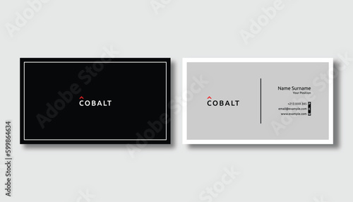 Premium modern business card template