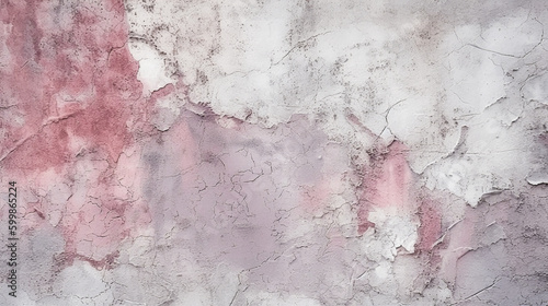 Pink gray cement concrete texture  grunge rough old stain gray background. AI generative