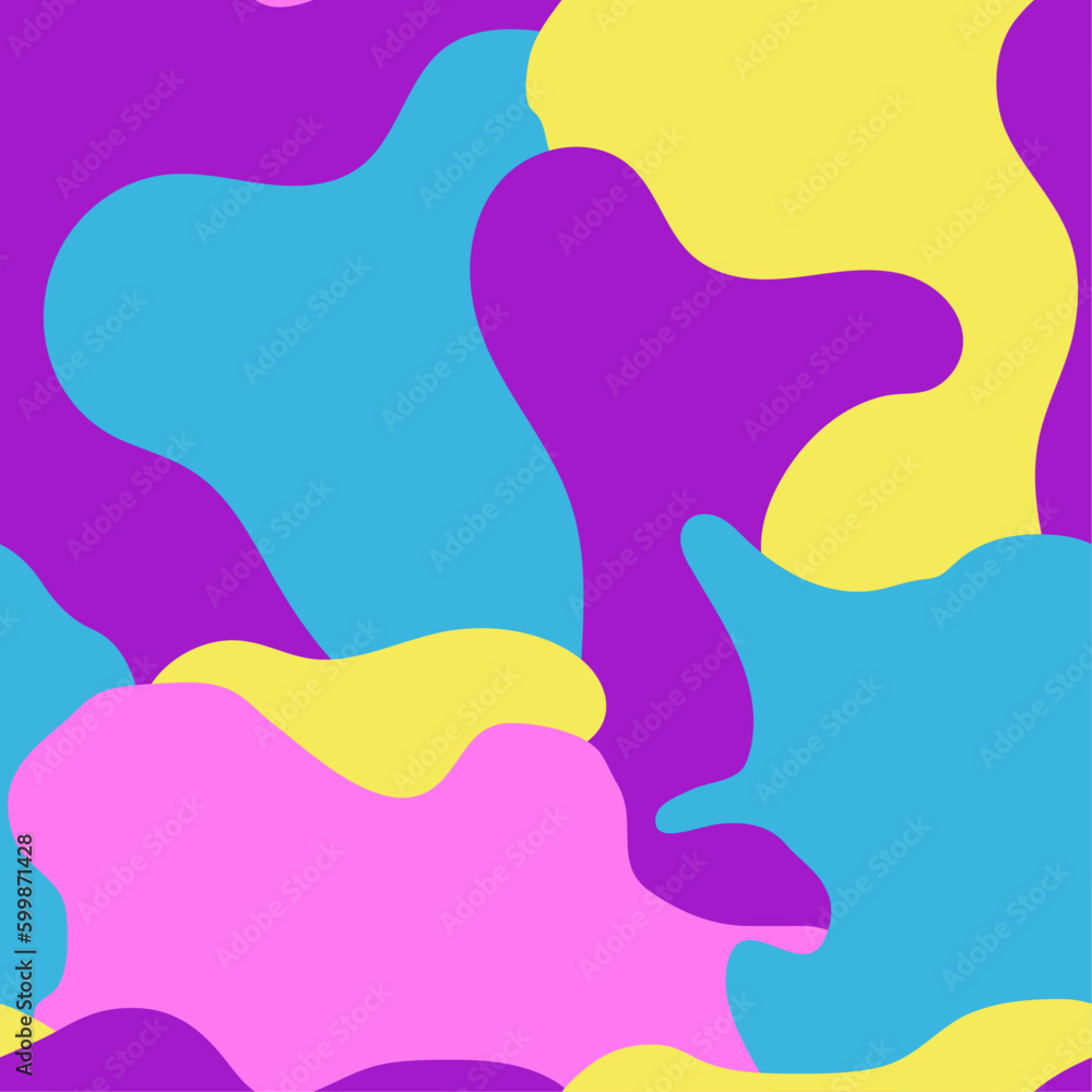 90s Fun Colorful Abstract Seamless Pattern 90s Fun Colorful Abstract Seamless Pattern
