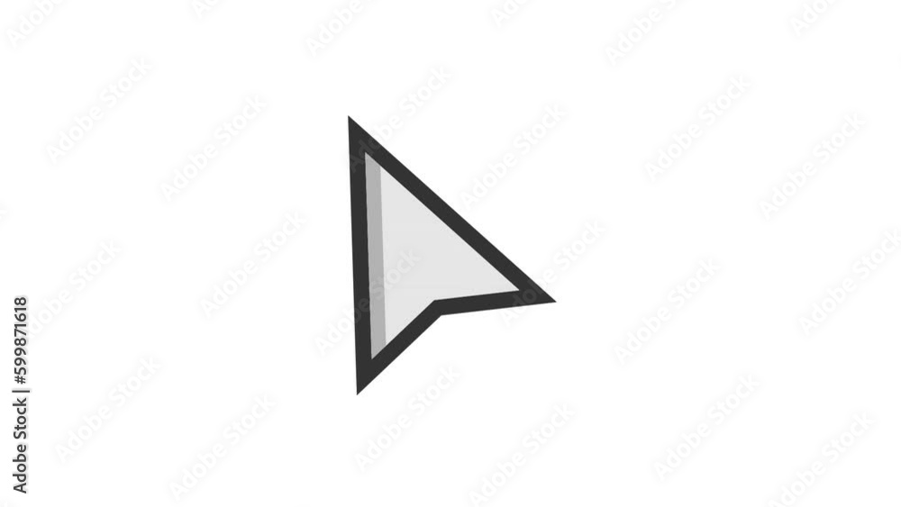 Cursor animated icon on white background
Cursor animated icon on white background