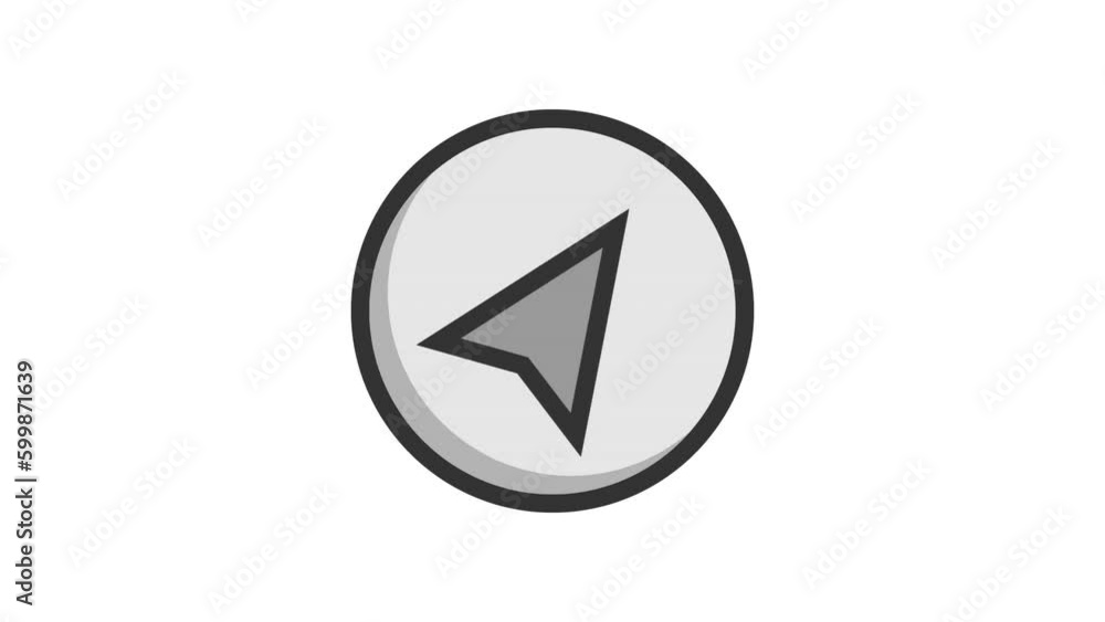 Cursor animated icon on white background
Cursor animated icon on white background
