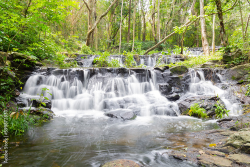 Amazing beautiful Sam Lan waterfalls, Khao Sam Lan National Park, Saraburi province Thailand