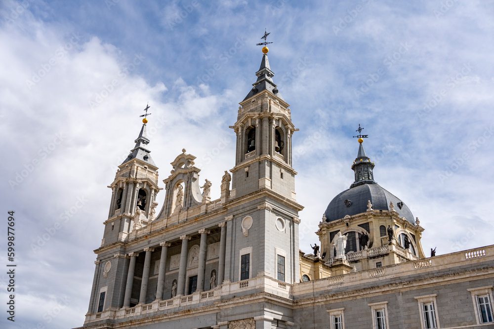 Almudena Cathedral in madrid, Spain