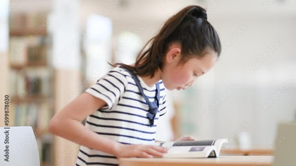 本を読む女の子 本を読む女の子