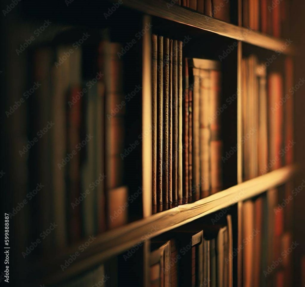 Bookshelf for advertisements Bookshelf for advertisements
