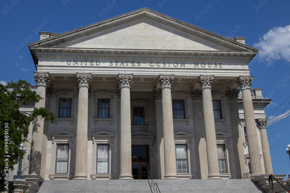 The historic U.S. Custom House in Charleston, SC