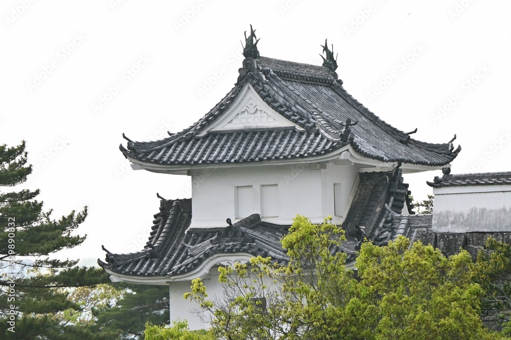 Japan tourism. Iga Ueno castle.　Iga city Mie prefecture Japan.