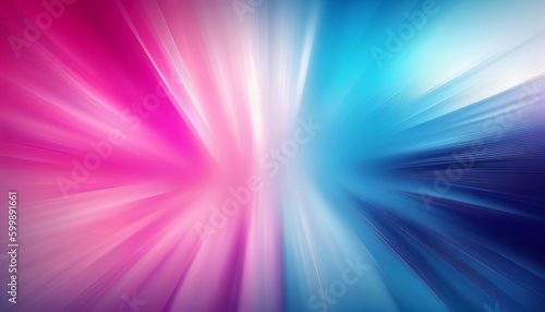 Soft gradient blur abstract pink and blue background, Generative AI