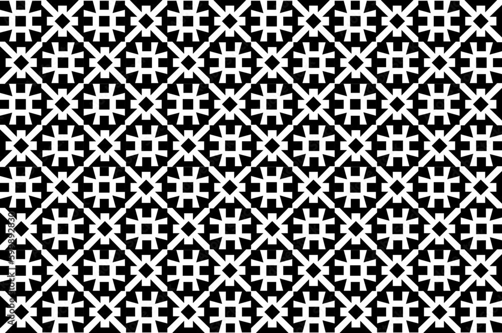 Abstract black and white, monochrome pattern. Seamless, repeatable geometric pattern. Modern abstract design for wallpapers, covers, textile and other projects. Abstract black and white, monochrome pattern. Seamless, repeatable geometric pattern. Modern abstract design for wallpapers, covers, textile and other projects.