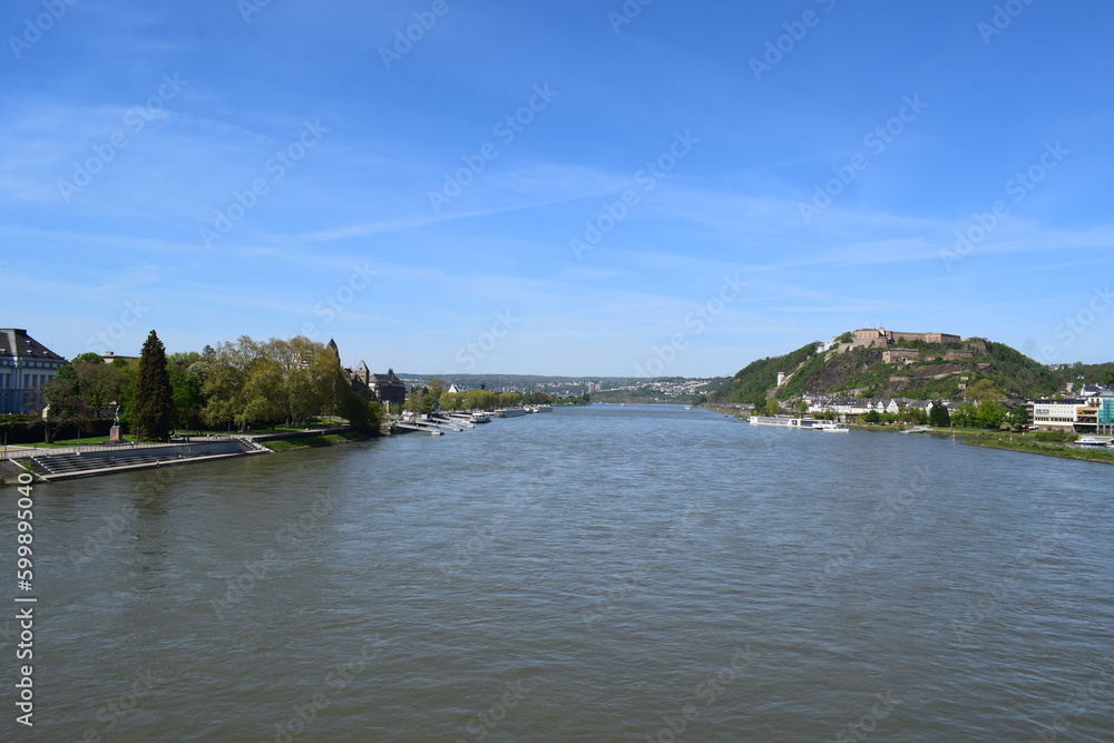 Koblenz, Rhine and Ehrenbreitstein