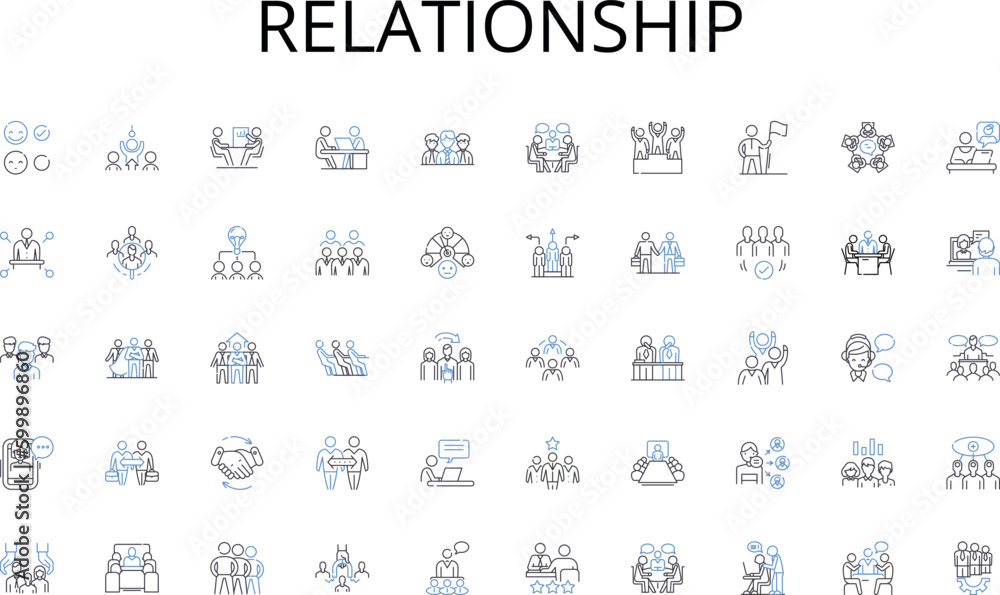 Relationship line icons collection. Transformation, Adaptation, Evolution, Innovation, Progression, Modification, Restructuring vector and linear illustration. Optimization,Reorganization Relationship line icons collection. Transformation, Adaptation, Evolution, Innovation, Progression, Modification, Restructuring vector and linear illustration. Optimization,Reorganization