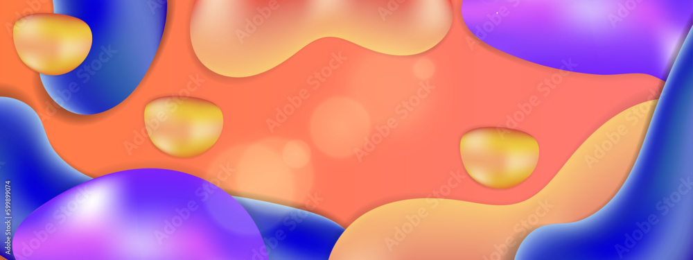 Vector colorful colourful gradient liquid background