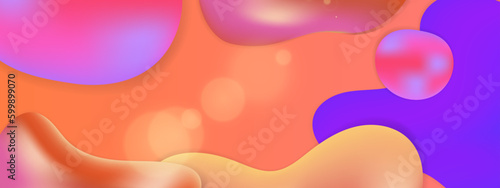 Vector modern colorful colourful abstract background with fluid shapes