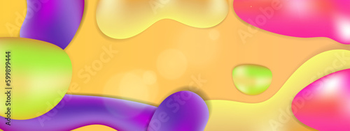 Vector modern colorful colourful abstract background with fluid shapes