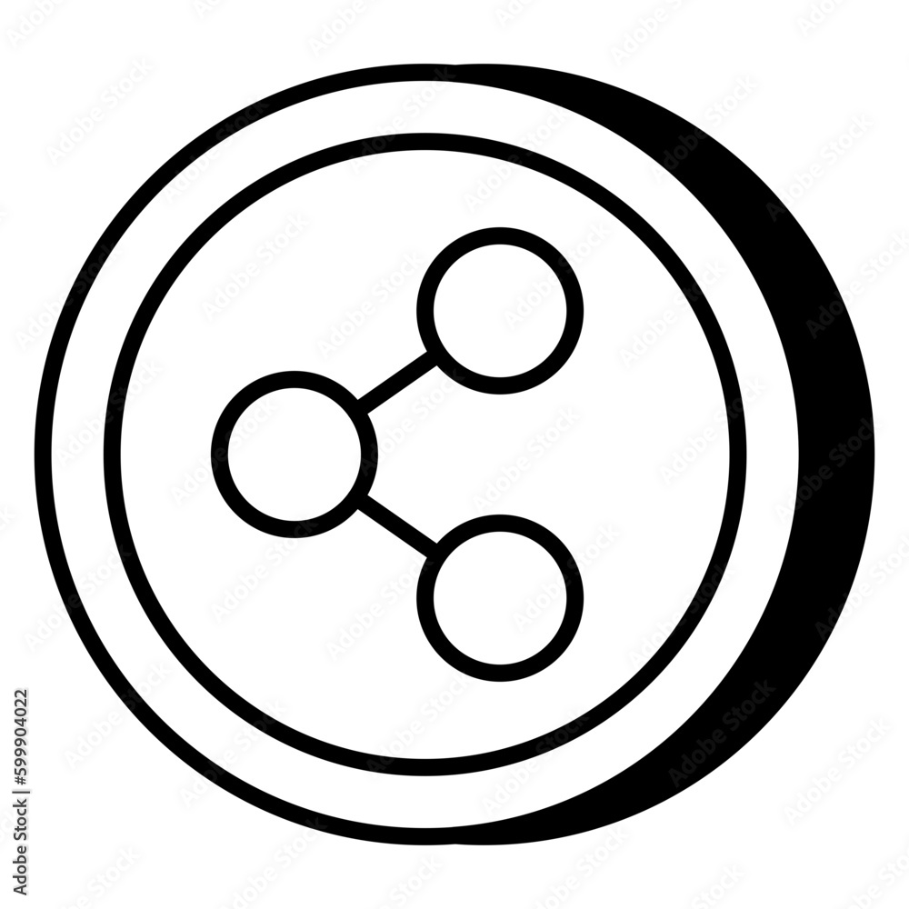 Share sign icon in premium design Share sign icon in premium design