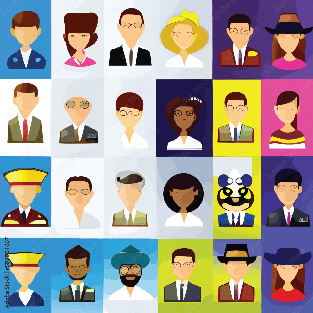 cartoon characters vector design cartoon characters vector design