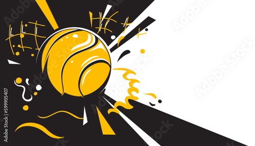 Vector water polo abstract background design. The sport eqipment for exercise and fitness gym photo