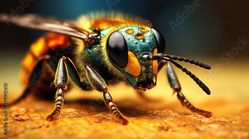 Wasp macro photography © Mike