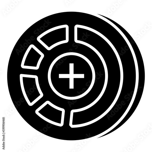 An icon design of add sign