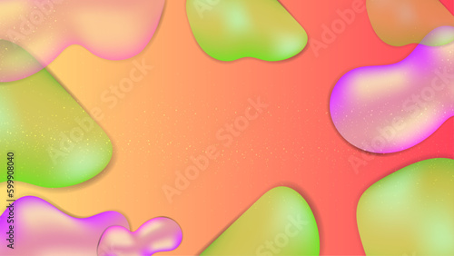 Vector modern colorful colourful abstract background with fluid shapes