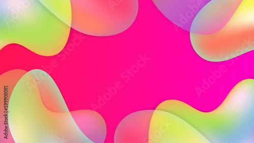 Vector modern colorful colourful abstract background with fluid shapes