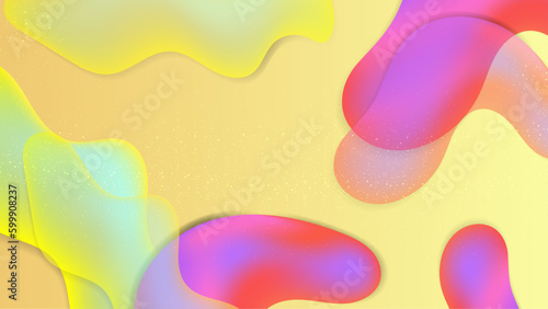 Vector abstract colorful colourful gradient background with fluid shapes