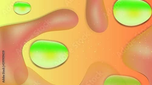 Vector modern colorful colourful abstract background with fluid shapes