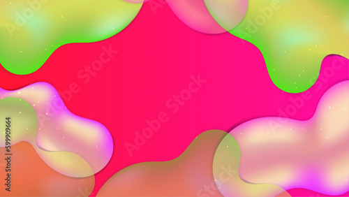 Vector abstract colorful colourful gradient background with fluid shapes