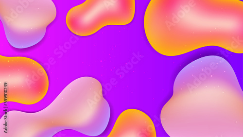 Vector modern colorful colourful abstract background with fluid shapes