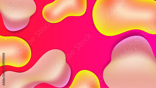 Vector modern colorful colourful abstract background with fluid shapes