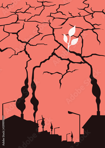 Global warming awareness, Creative poster, typography, climate change awareness, minimal design, air, water, soil, ozone layer, pollution, stop pollution, save the earth, sustainability