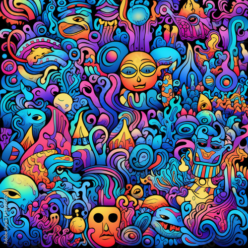 Generative Trippy Clipart Patterns to Spin Your World.