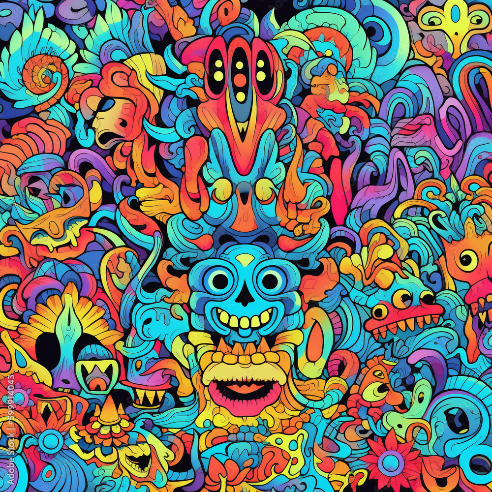 Generative Clipart Patterns to Get Lost In Generative Clipart Patterns to Get Lost In