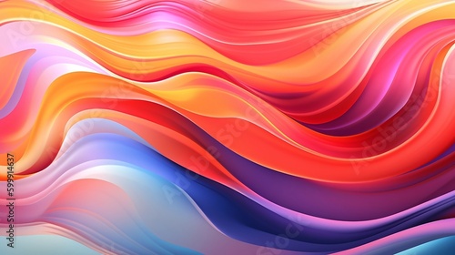 Wallpaper Mural Mist cloud. Paint water. Fluid splash. Storm wave. Blue orange red color. abstract art background. Torontodigital.ca