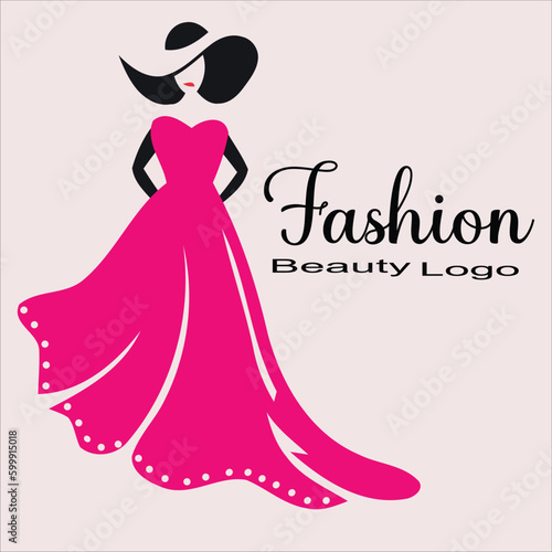fashion logo creative women beauty life salon beauty logo