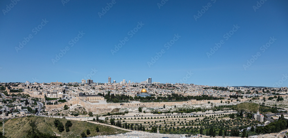 Old City of Jerusalem from the Mount of Olives
