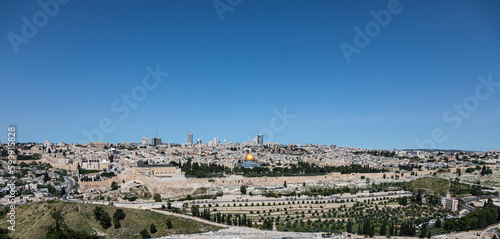 Old City of Jerusalem from the Mount of Olives © Jeff Schultes