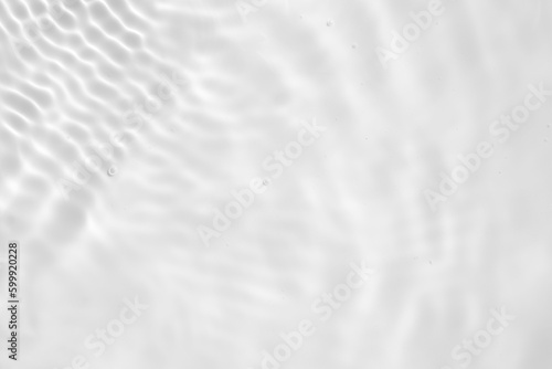 Abstract white transparent water shadow surface texture natural ripple background