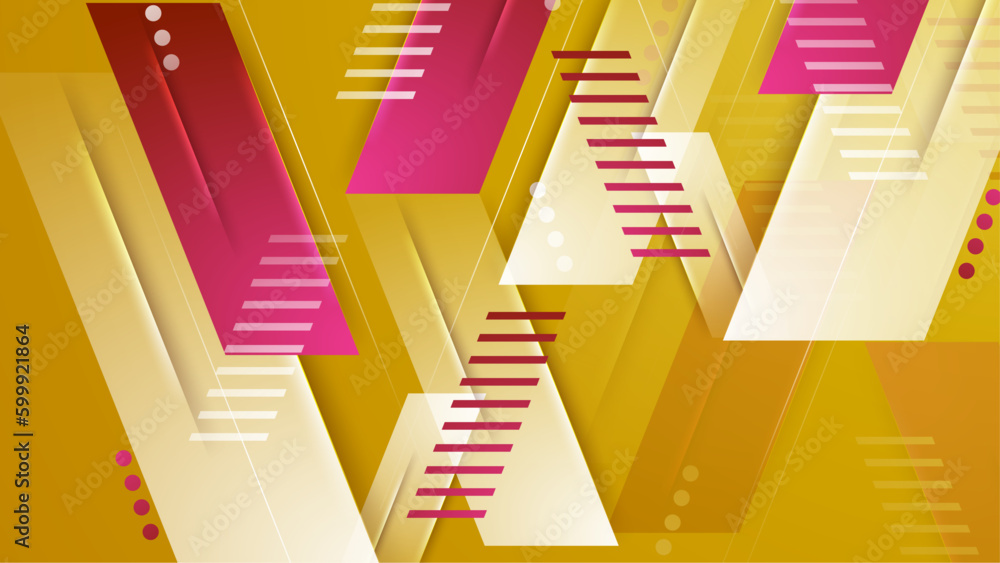 Obraz premium Vector colorful colourful geometric background vector